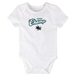 3 ks sada - Dětské body NHL Outerstuff San Jose Sharks