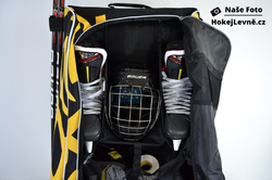 Hokejová taška na kolečkách Grit HTFX Junior - Červená/Modrá