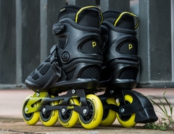 Pánské kolečkové brusle Playlife Lancer Black 84