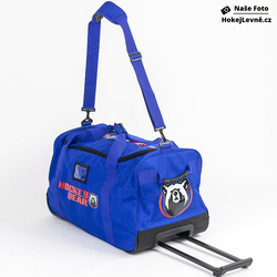 Hokejová taška Hockey Bear Wheel Bag Standard Youth - Modrá / Červená