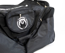 Hokejová taška Hockey Bear Wheel Bag Upgraded Junior - Černá/Bílá