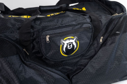 Juniorská hokejová taška Hockey Bear Wheel Bag Upgraded - Černá/Žlutá