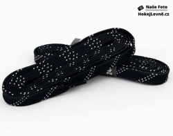 Voskované tkaničky Hockey Bear Černé
