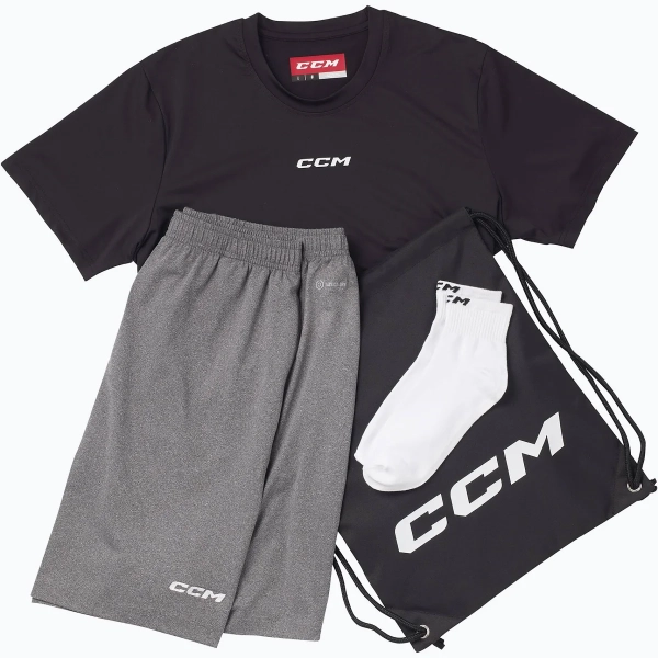 Sada tréninkového textilu CCM Dryland Kit 2022 Černá Yth