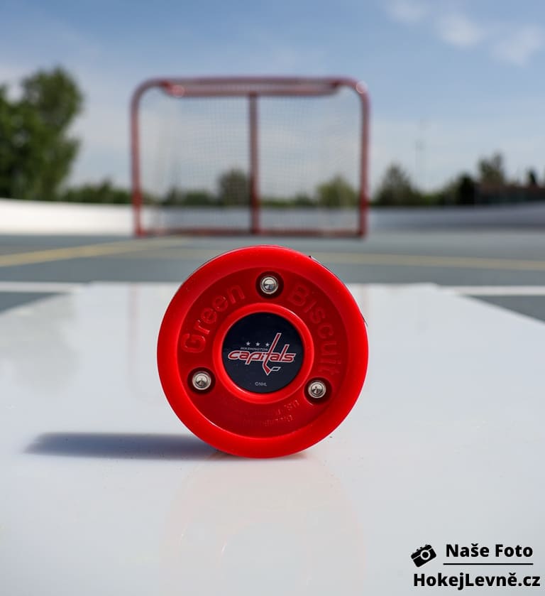 Tréninkový Puk Green Biscuit NHL Washington Capitals