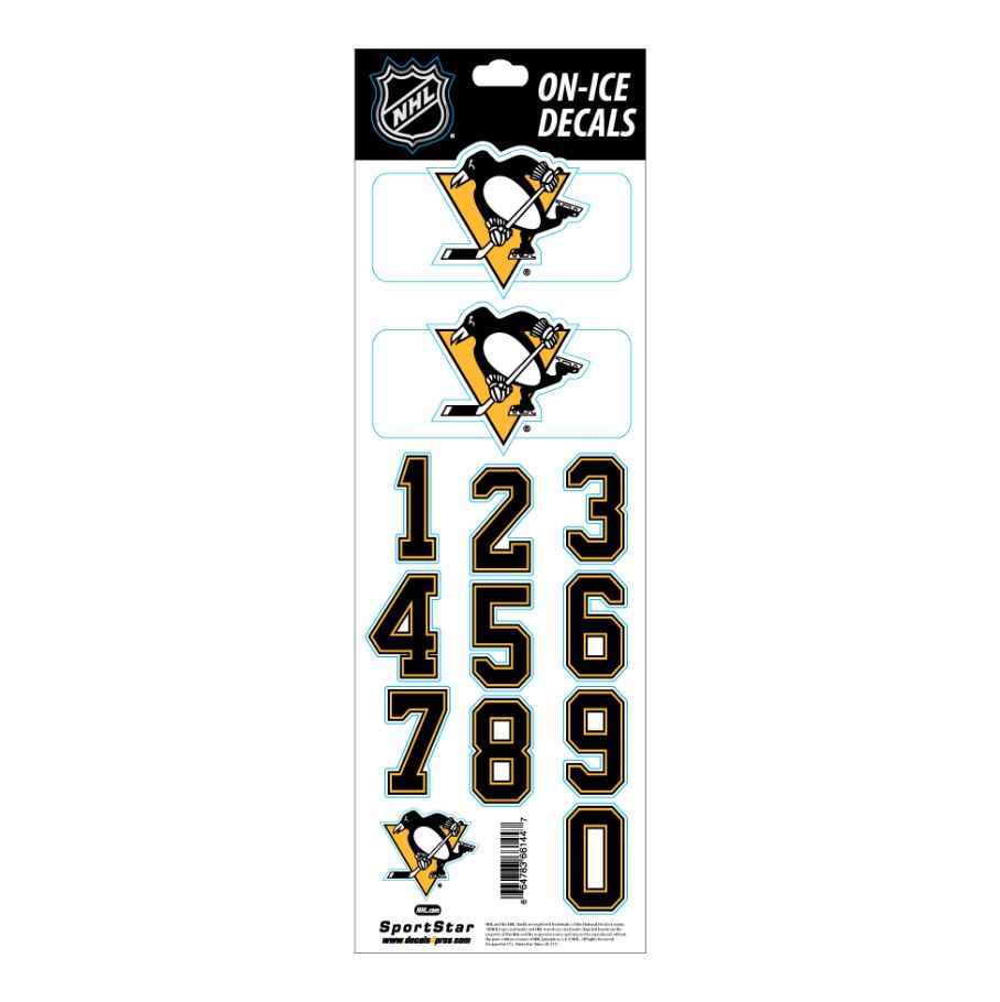 Čísla na helmu Pittsburgh Penguins