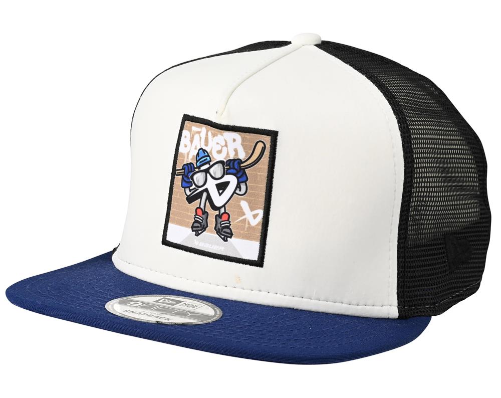 Kšiltovka BAUER S23 New Era 9Fifty Trucker Art SR