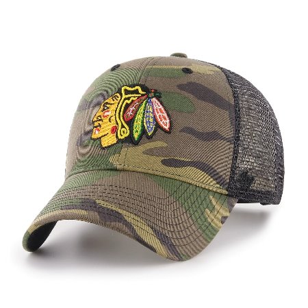 NHL Kšiltovka Brand 47 Chicago Blackhawks Camo Branson MVP