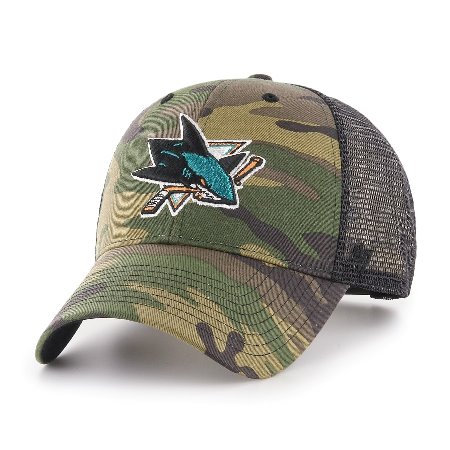 NHL Kšiltovka Brand 47 San Jose Sharks Camo Branson MVP