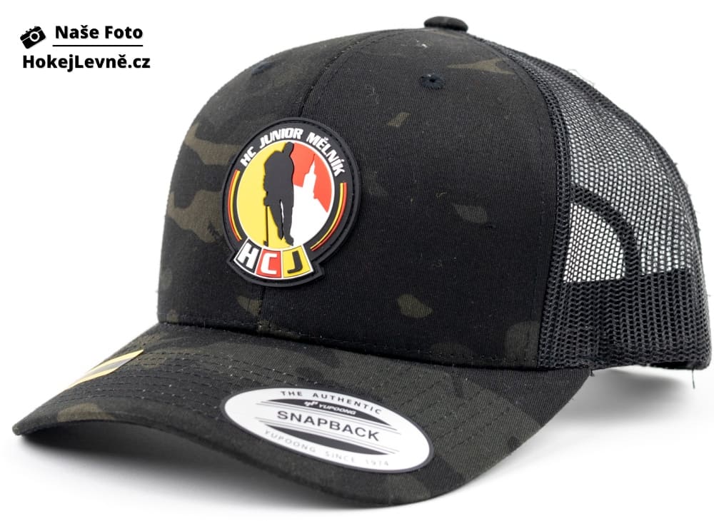 Kšiltovka HC Junior Mělník 2022 Retro Trucker Maskáčová