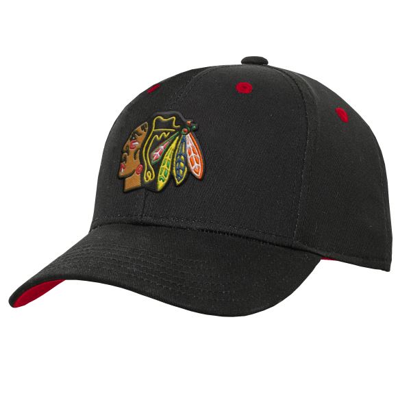Dětská kšiltovka NHL Outerstuff Chicago Blackhawks Basic Precuve Snapback