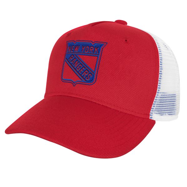 Dětská kšiltovka NHL Outerstuff NY Rangers Lifestyle Snapback Trucker