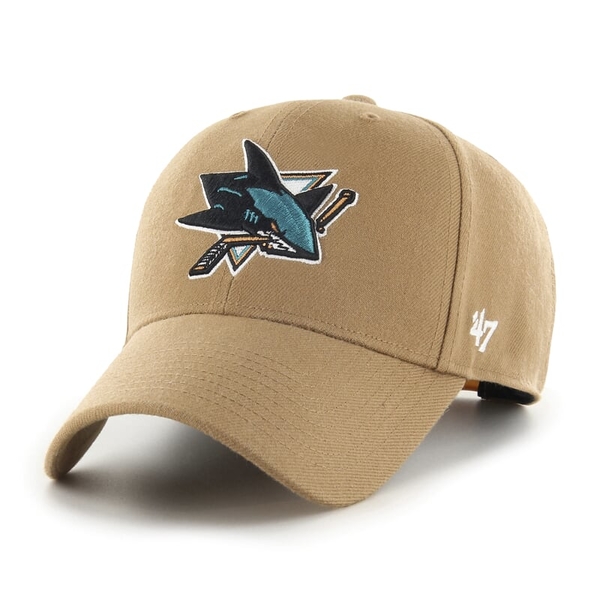 NHL Kšiltovka Brand 47 San Jose Sharks - MVP Snapback - Hnědá