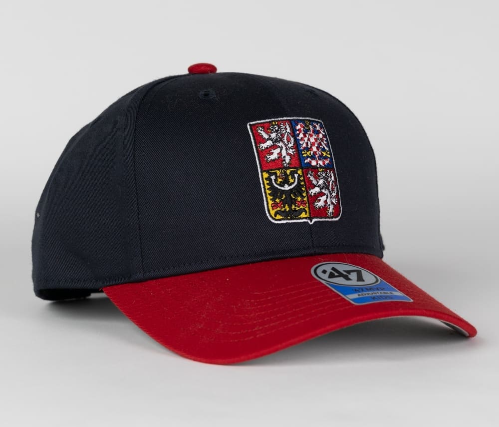 Dětská Kšiltovka Český národní znak Brand 47 MVP - Navy/Red