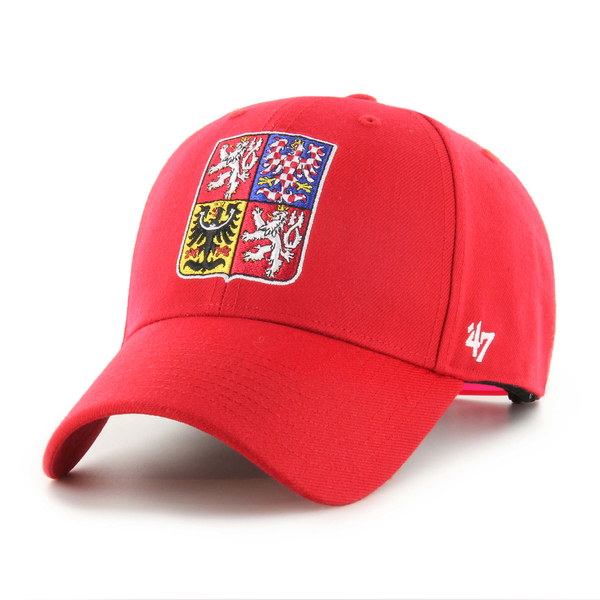 Kšiltovka Brand 47 Snapback : Státní znak ČR - Red