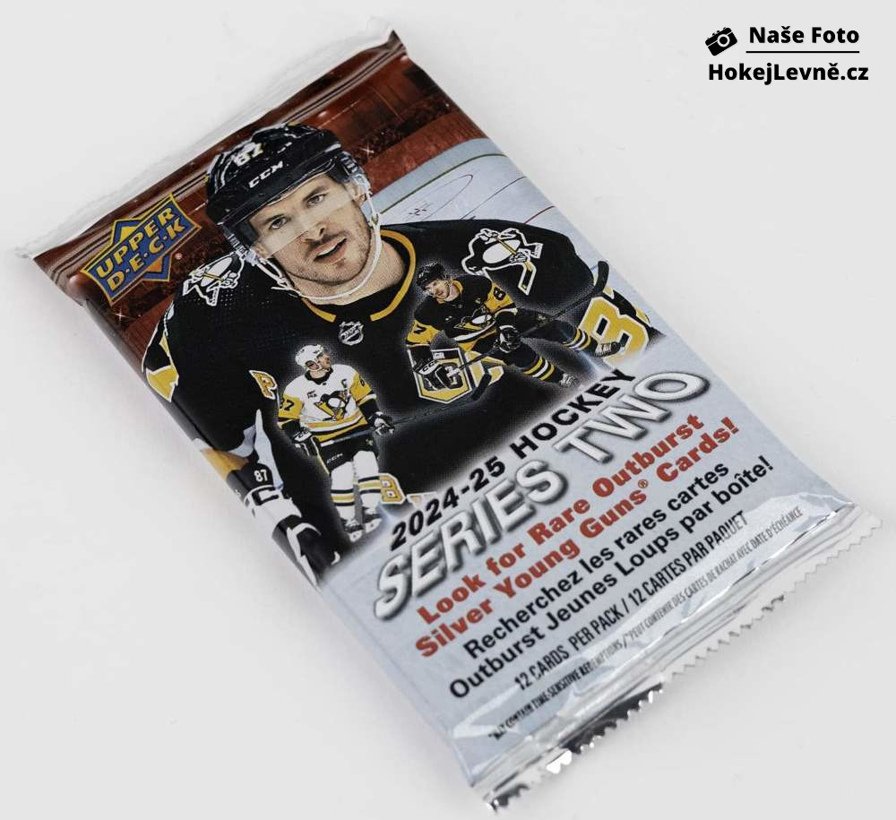 Kartičky Upper Deck Series 2 Hockey TIN Box 24-25 - Exclusive