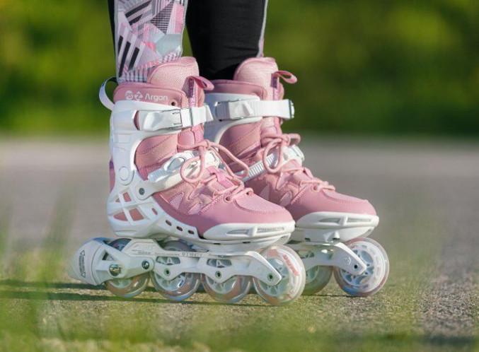 Dámské kolečkové brusle Powerslide Phuzion Argon Rose 80 Trinity