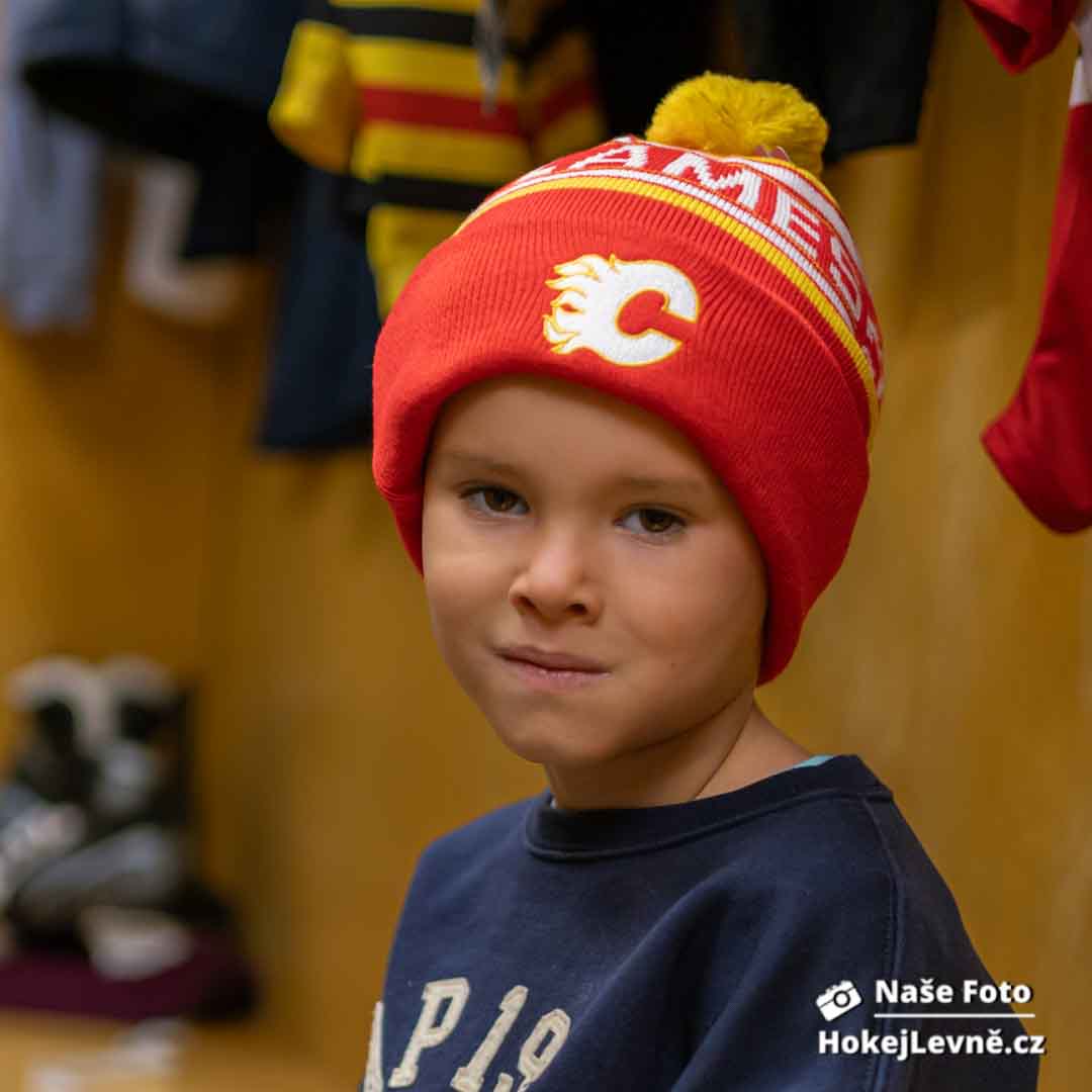 Dětský Kulich NHL Calgary Flames Jacquard Cuffed Kids