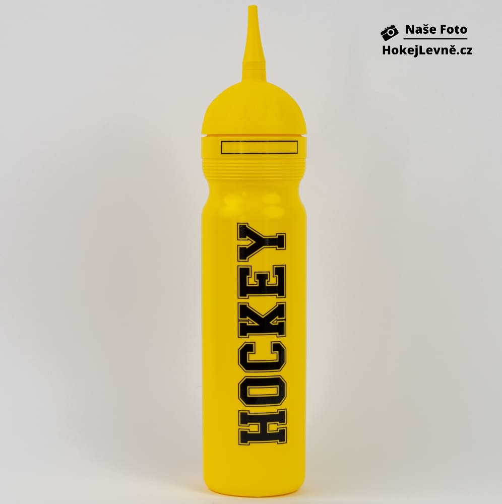 Láhev Hockey 1l Bílá / černá