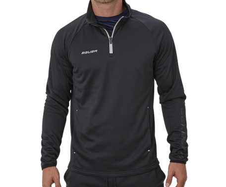 Mikina Bauer Vapor Fleece 1/4 zip TOP BLK SR 