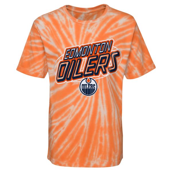 Dětské triko NHL Outerstuff Edmonton Oilers Newport Tie Dye