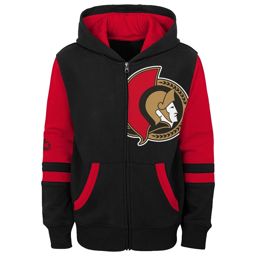Dětská Mikina NHL Outerstuff Ottawa Senators Faceoff Full Zip Fleece