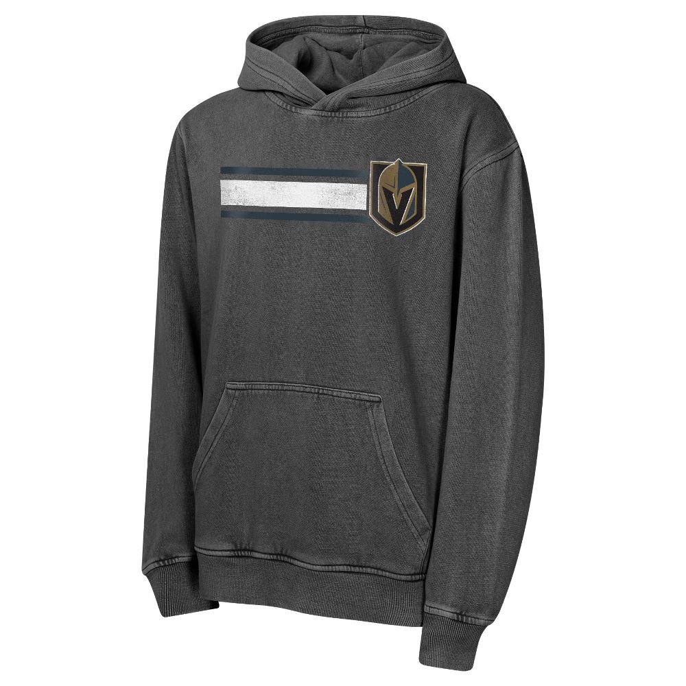 Dětská mikina NHL Outerstuff Vegas Golden Knights Cross Fade Pigment Dyed (šedá)