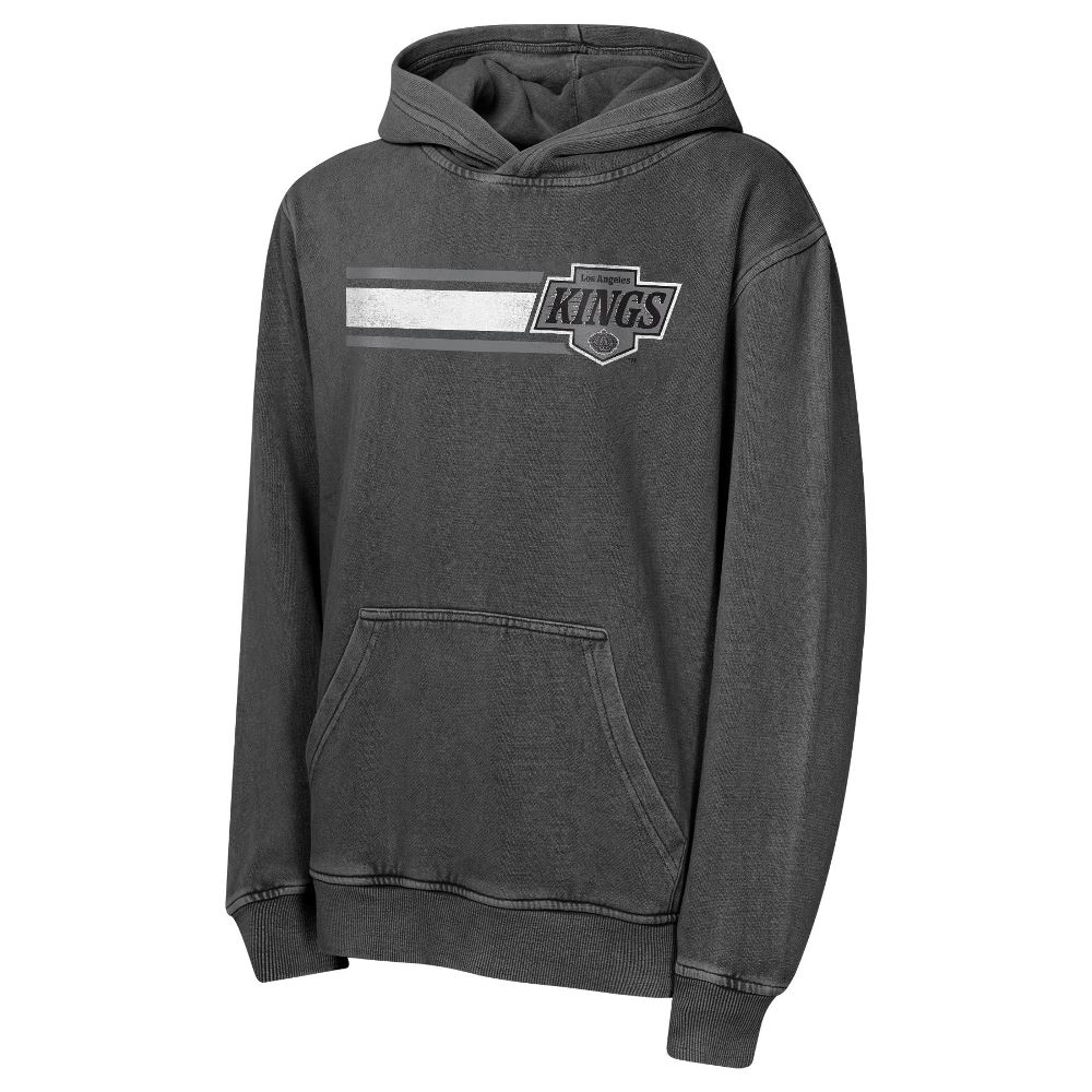 Dětská mikina NHL Outerstuff Los Angeles Kings Cross Fade Pigment Dyed (šedá)