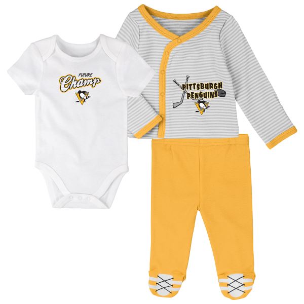 Dětské body NHL Outerstuff Pittsburgh Penguins - 3 ks sada