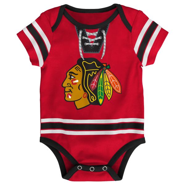 Dětské body NHL Outerstuff Chicago Blackhawks Hockey Pro Creeper