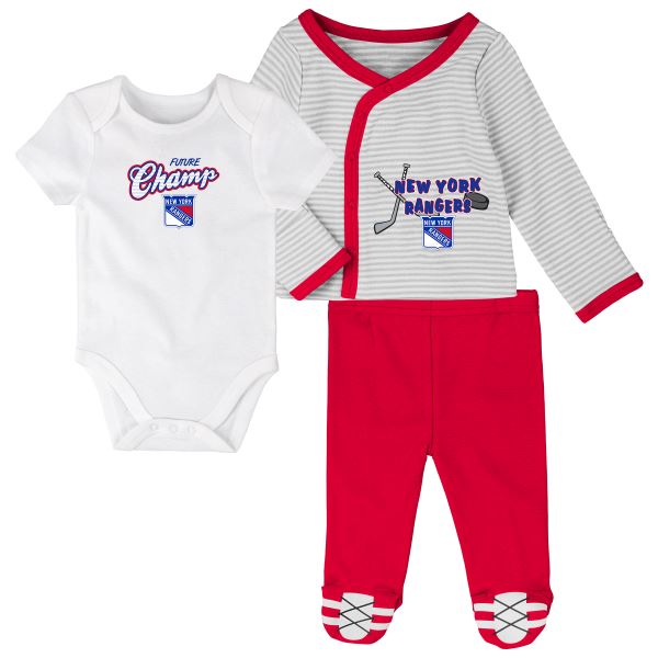 Dětské body NHL Outerstuff New York Rangers - 3 ks sada