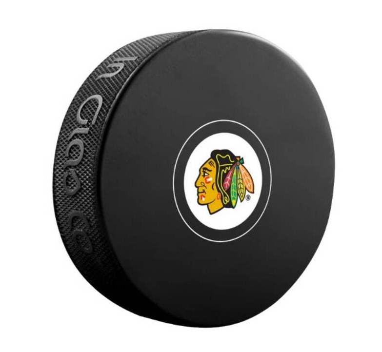 Fanouškovský puk NHL Autograph Blister Chicago Blackhawks