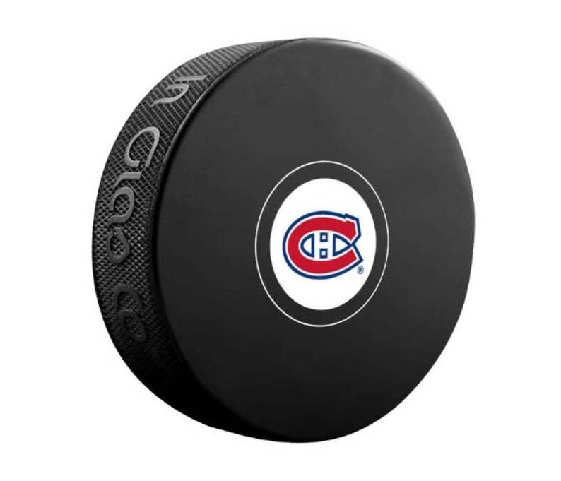 Fanouškovský puk NHL Autograph Blister Montreal Canadiens