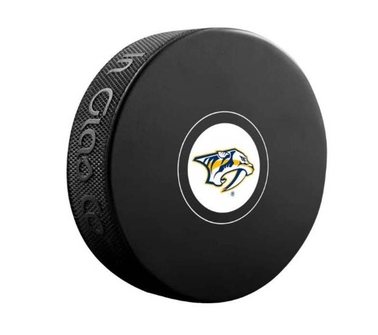 Fanouškovský puk NHL Autograph Blister Nashville Predators