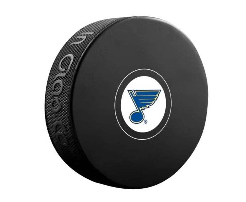 Fanouškovský puk NHL Autograph Blister St. Louis Blues