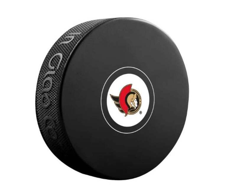 Fanouškovský puk NHL Autograph Blister Ottawa Senators