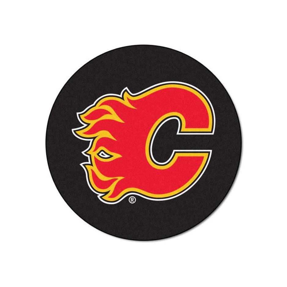 Fanouškovský puk NHL Logo Blister Calgary Flames