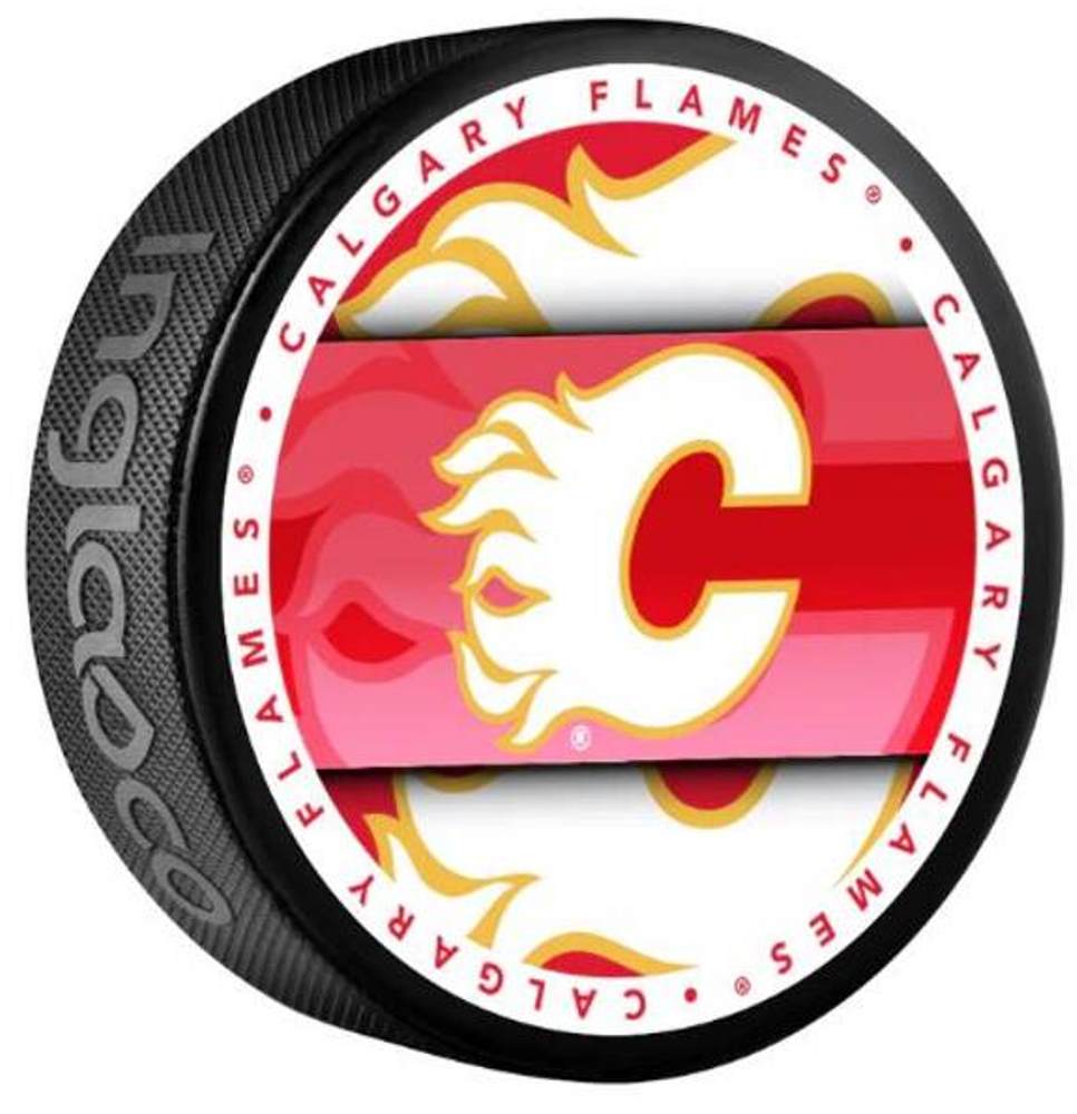 Fanouškovský puk NHL Medallion Blister Calgary Flames