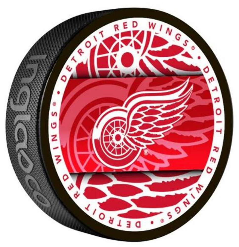 Fanouškovský puk NHL Medallion Blister Detroit Red Wings