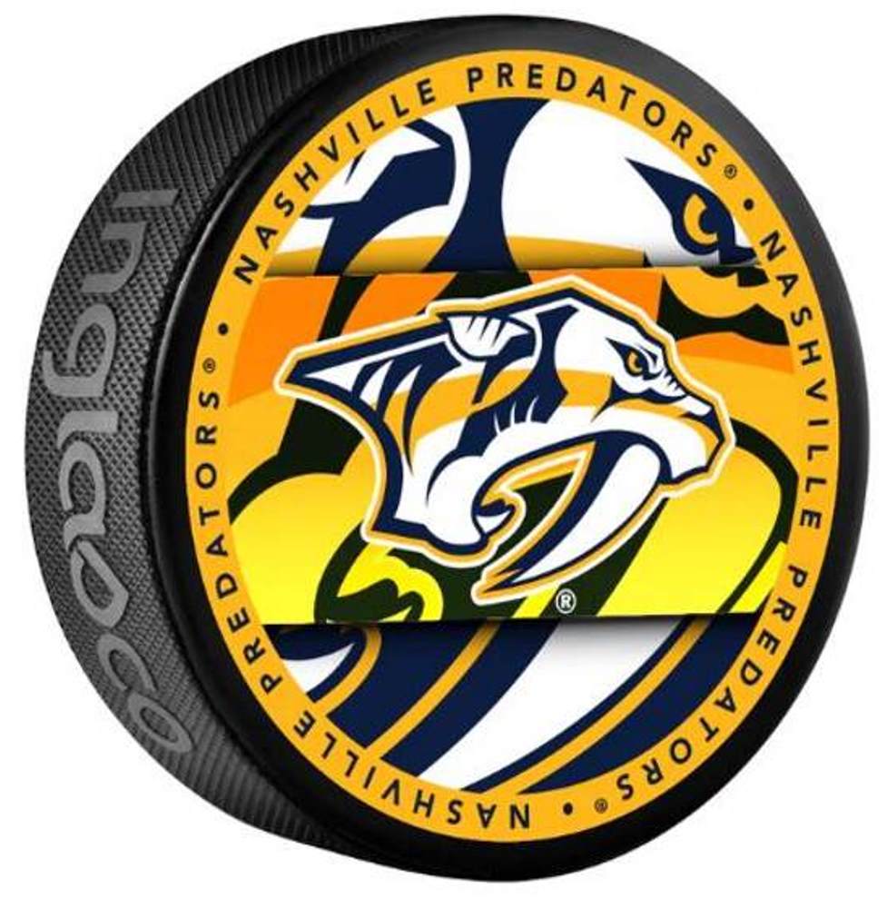 Fanouškovský puk NHL Medallion Blister Nashville Predators