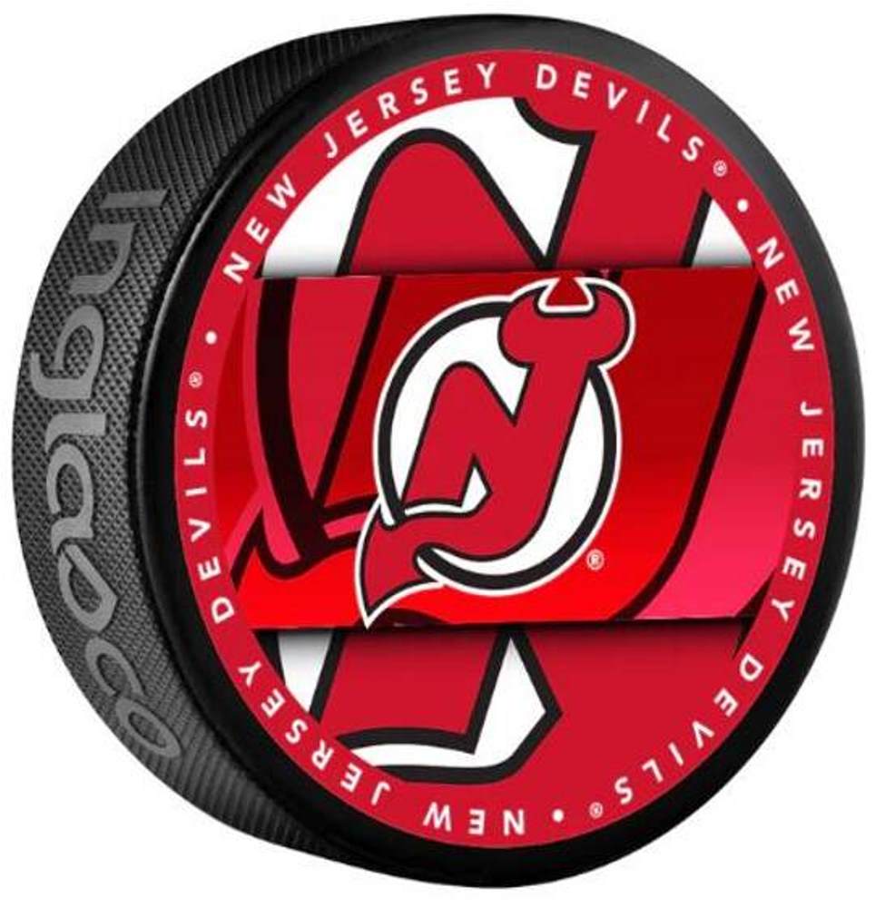 Fanouškovský puk NHL Medallion Blister New Jersey Devils
