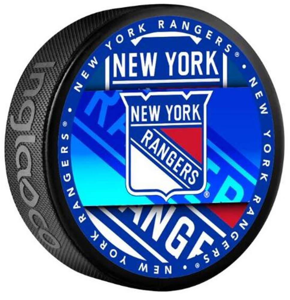 Fanouškovský puk NHL Medallion Blister New York Rangers
