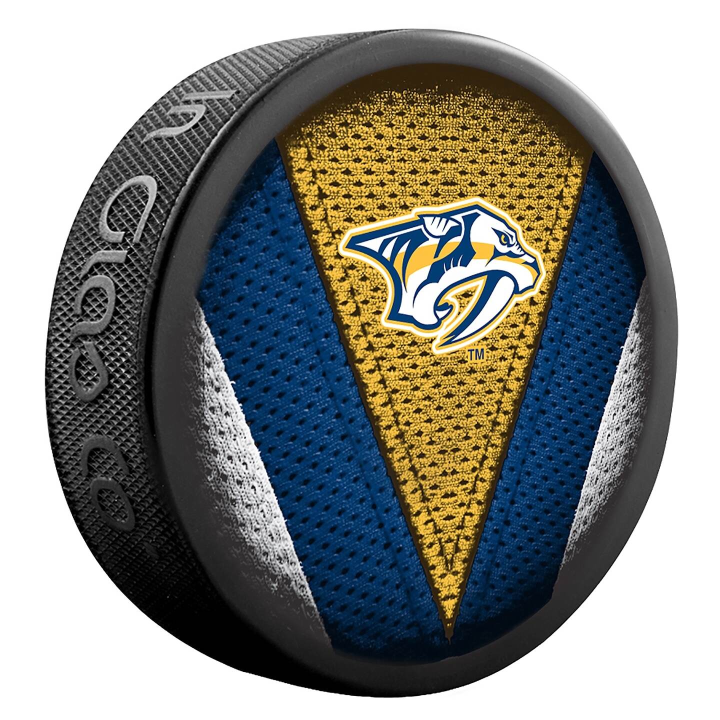 Fanouškovský puk NHL Stitch Blister Nashville Predators