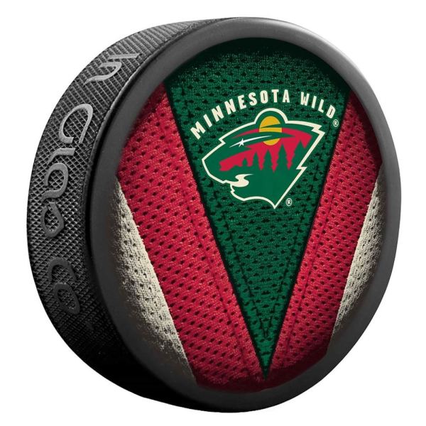 Fanouškovský puk NHL Stitch Blister Minnesota Wild