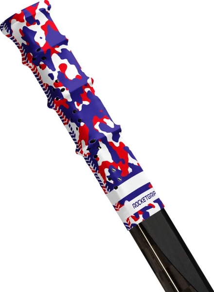 Koncovka RocketGrip Maskáčová Modrá / Červená
