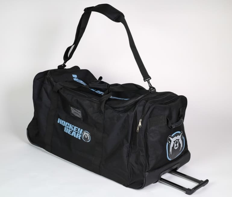 Hokejová taška Hockey Bear Wheel Bag Standard Junior - Černá / Modrá