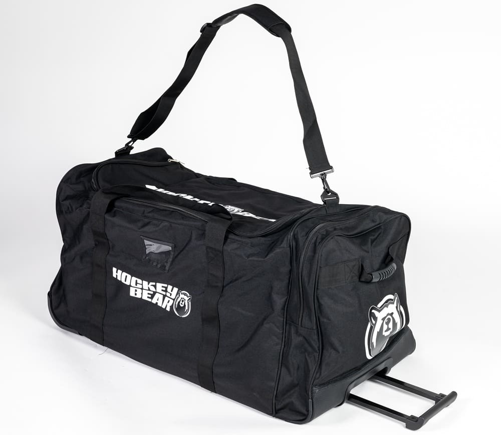 Hokejová taška Hockey Bear Wheel Bag Standard Junior - Černá / Bílá
