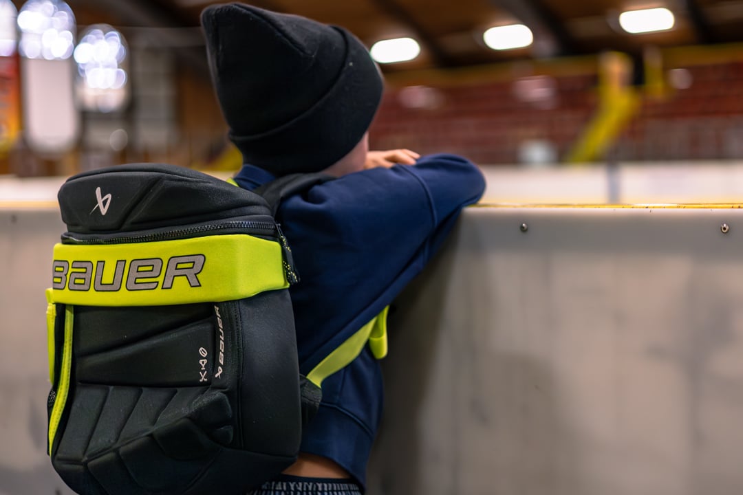 Batoh Bauer S24 Glove Backpack YTH Černo/zelený (BKG)