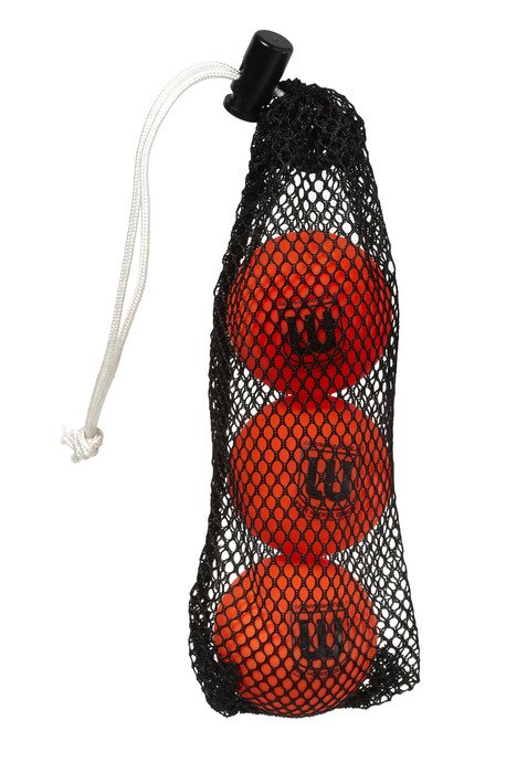 Hokejbalový míček Winnwell PVC oranžový mini (3 ks)
