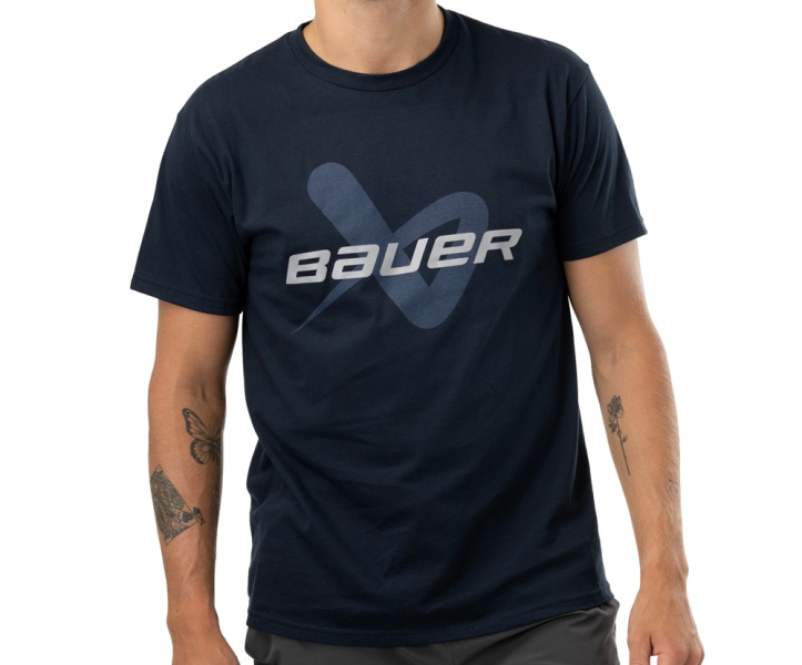 Triko Bauer S24 CORE SS LOCKUP TEE Tmavě Modré SR